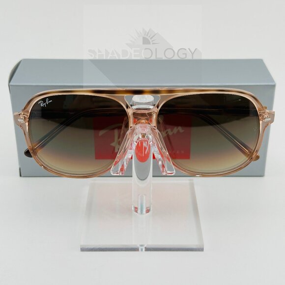 Ray Ban Bill RB2198 60mm Unisex Pilot Sunglasses - Havana / Brown Gradient Lens